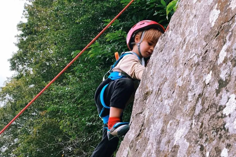 Escalade enfant