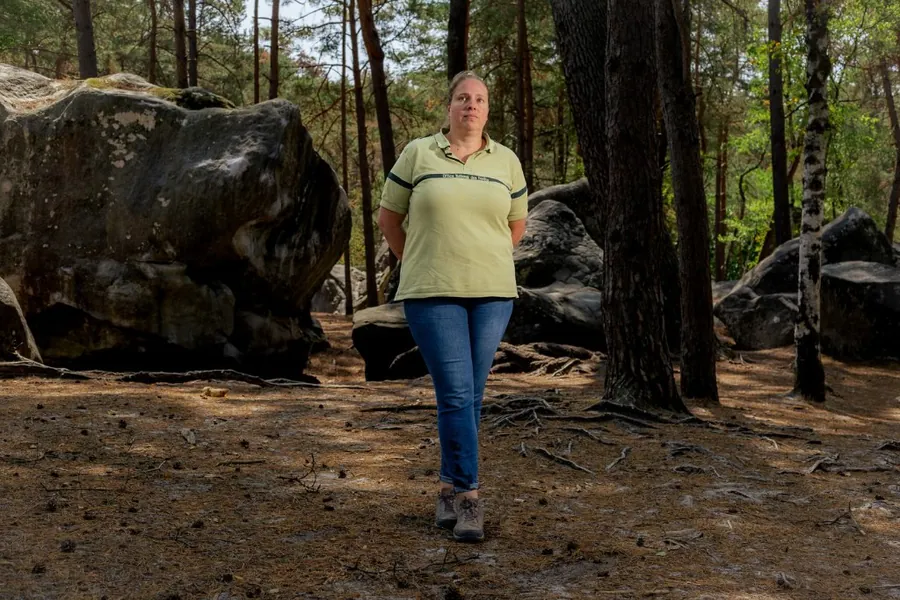 Sophie David, responsable de l'ONF à Fontainebleau.