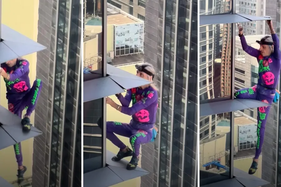 Alain Robert GT International Tower