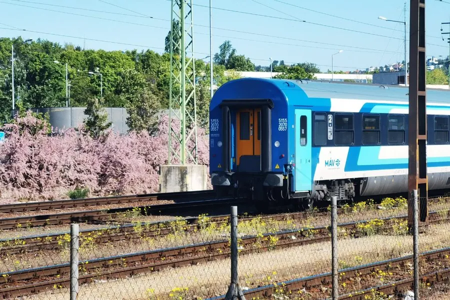 Un train à Budapest