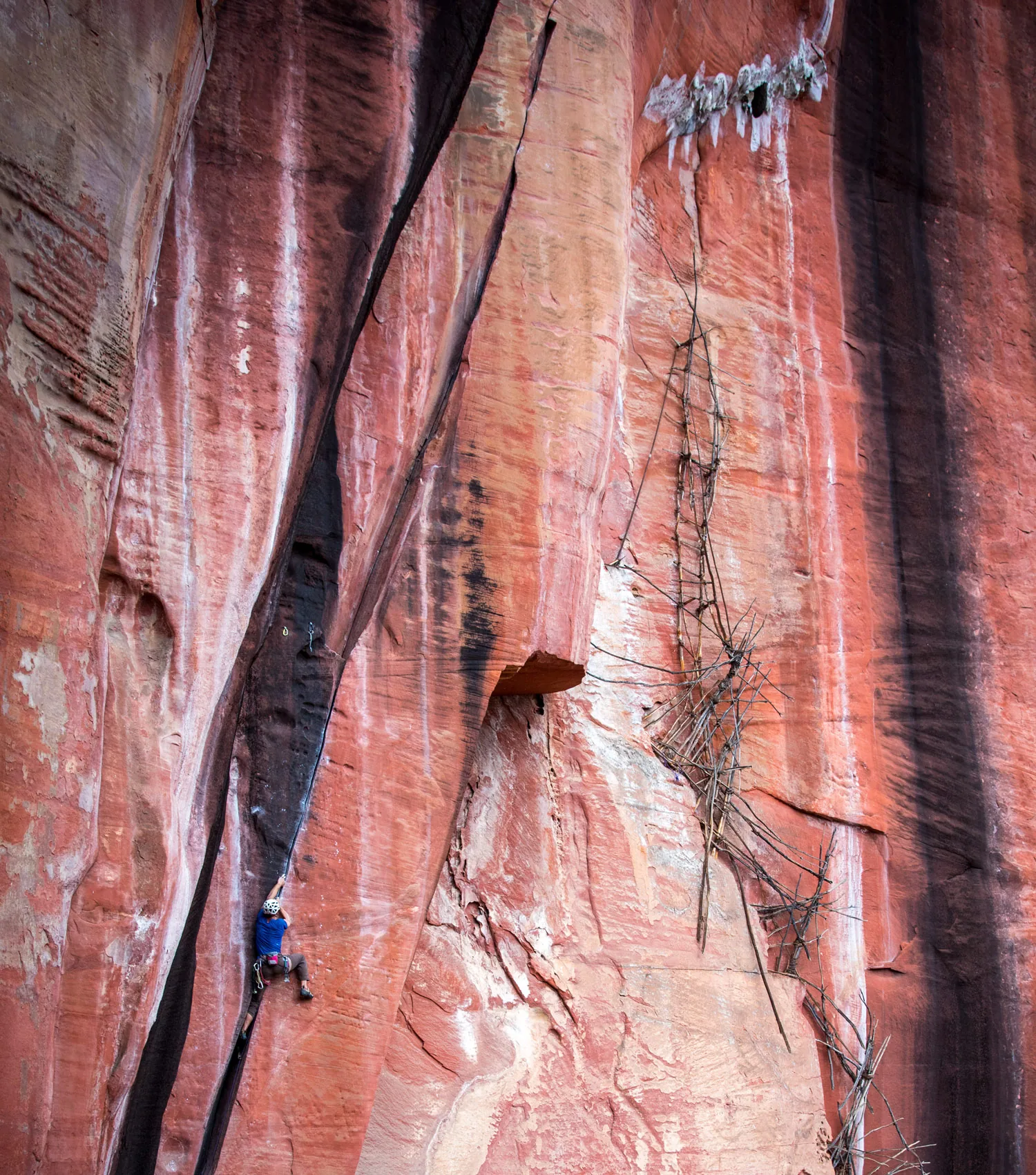 Escalade trad à Limming