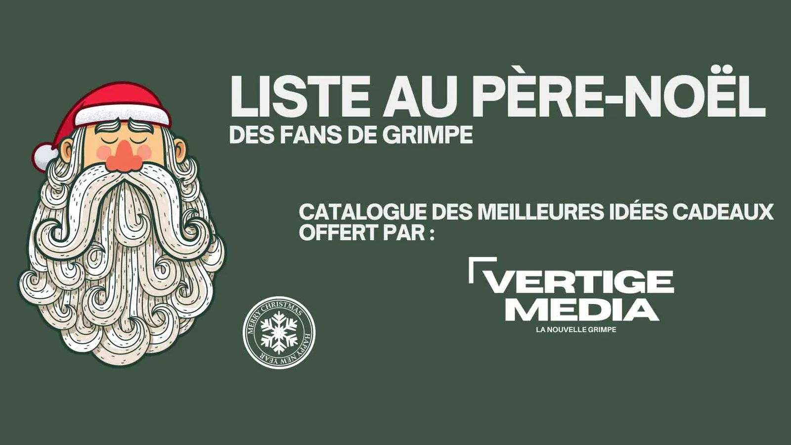 Catalogue de Noël de la grimpe