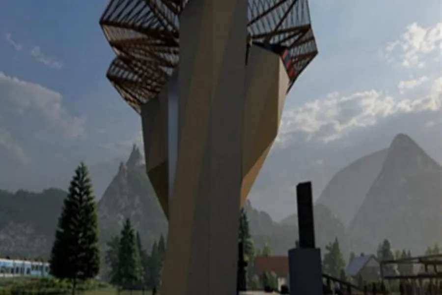 Maquette mur d'escalade de Briançon