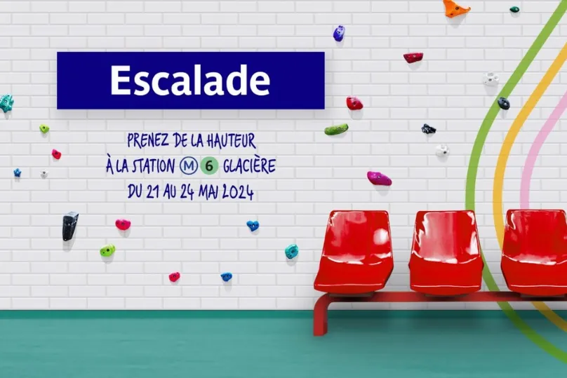 Escalade metro Paris