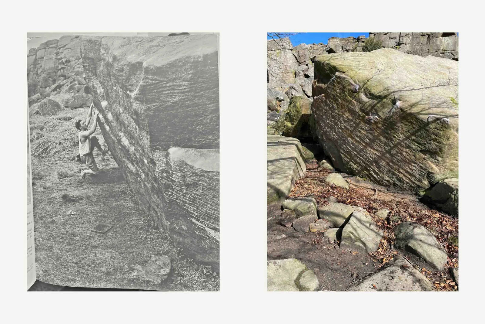 Stanage avant et après