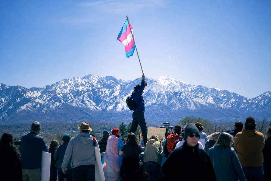 Rassemblement LGBTQIA+ à Salt Lake City