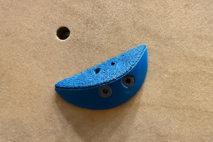 Prise de pied escalade