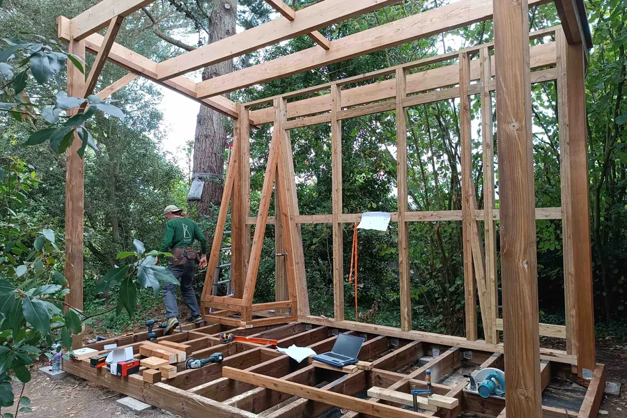 Construire mur d'escalade