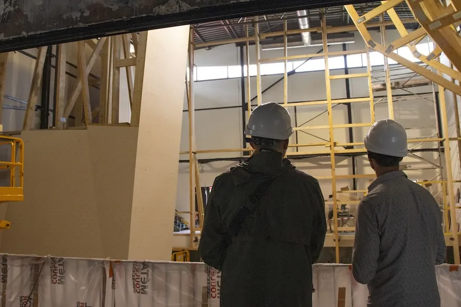 La future salle Karma La Villette en chantier, à Paris, juillet 2025
