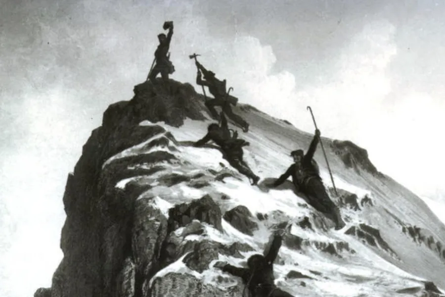 La première ascension du Cervin en 1865