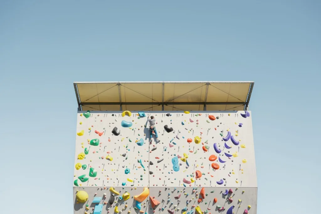 mur d'escalade