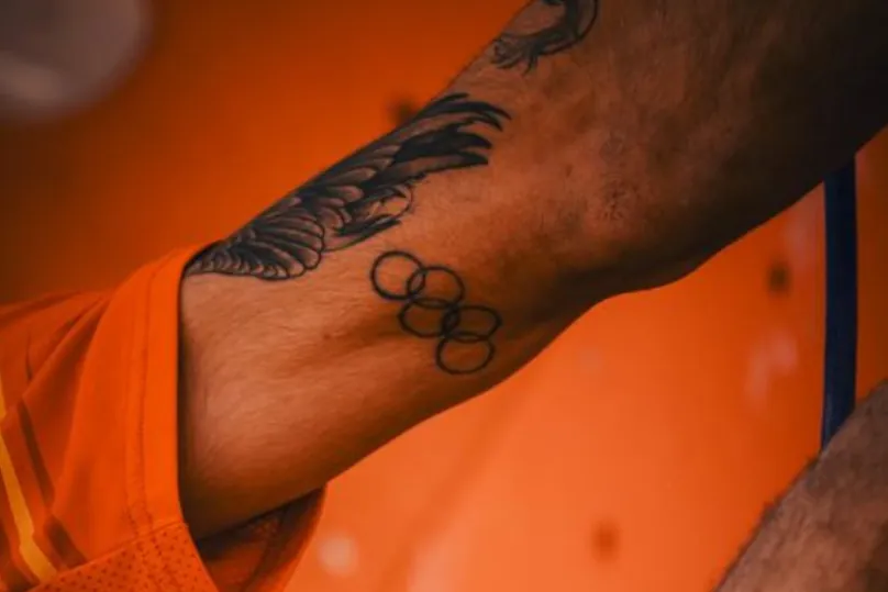 Tatouage olympique Alberto Gines