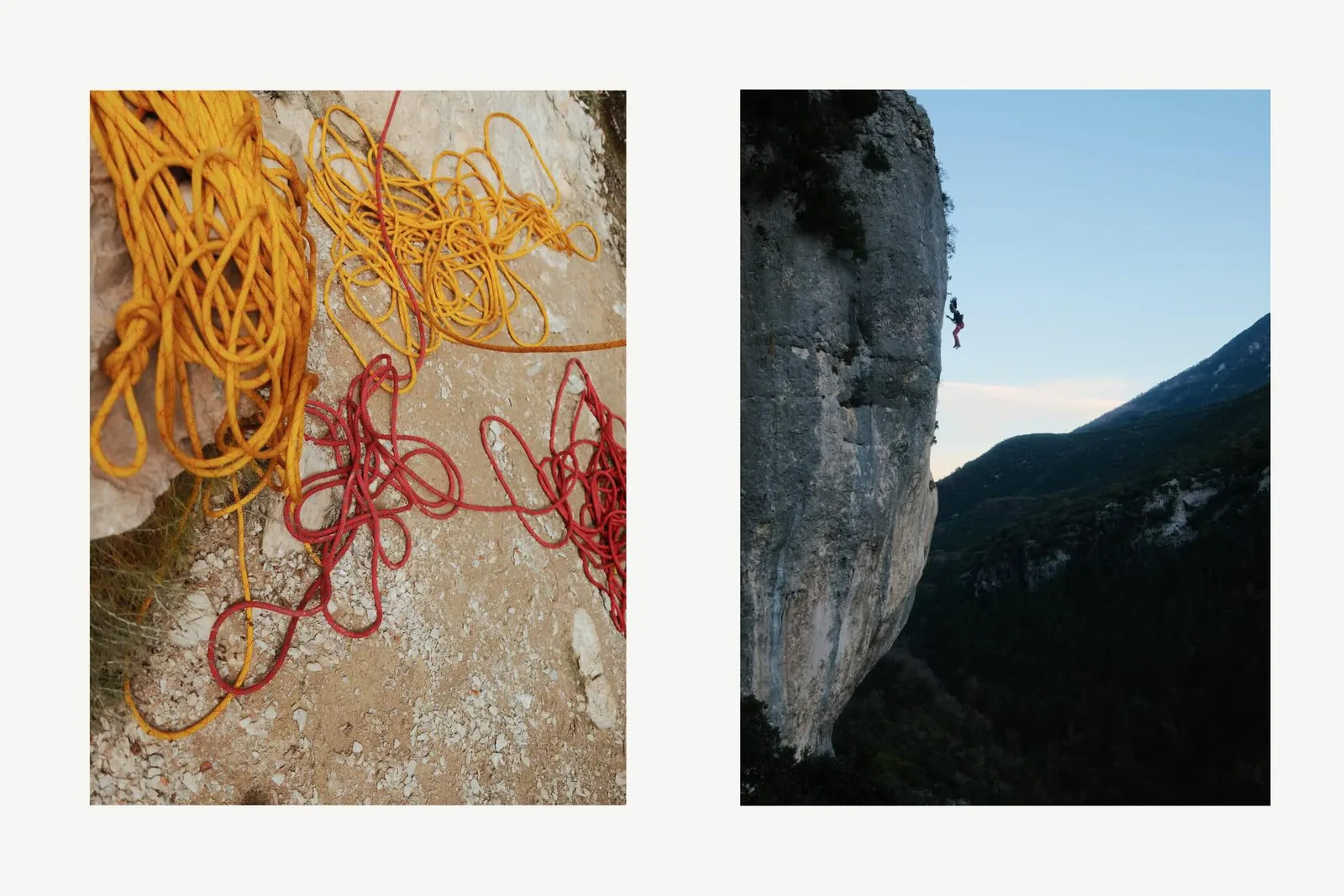 Corde et saut dans le vide