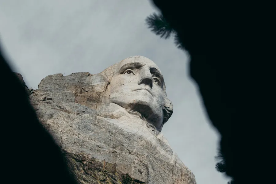 George Washington sur le mont Rushmore