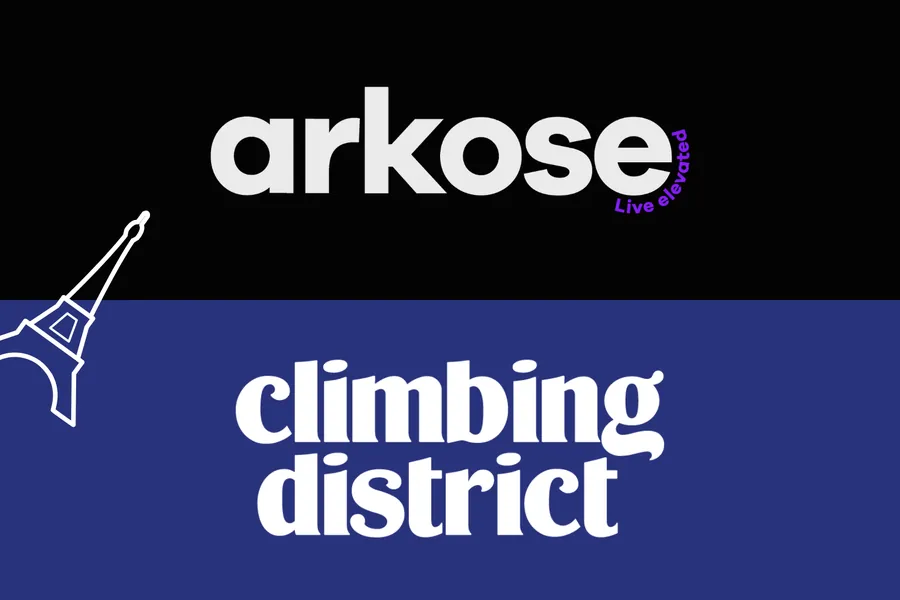 Arkose et Climbing District logos