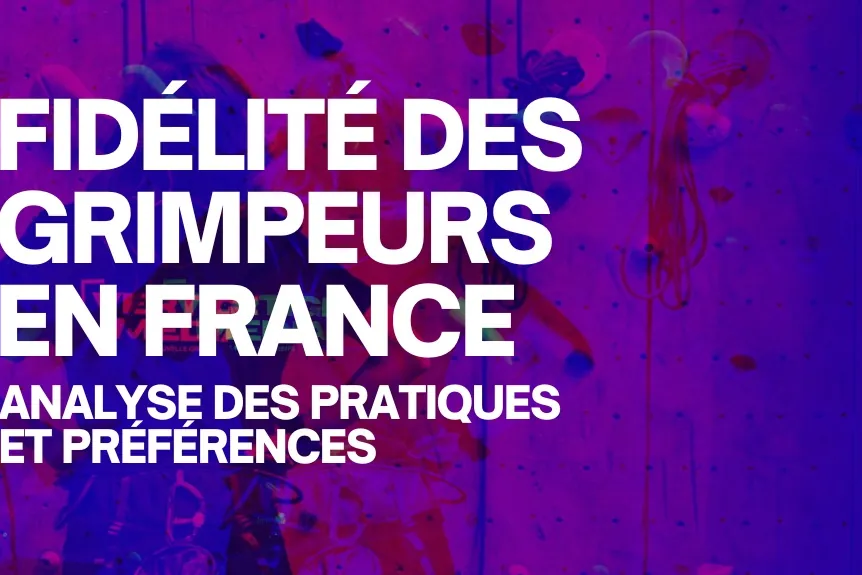 Fidélité grimpeurs salles d'escalade