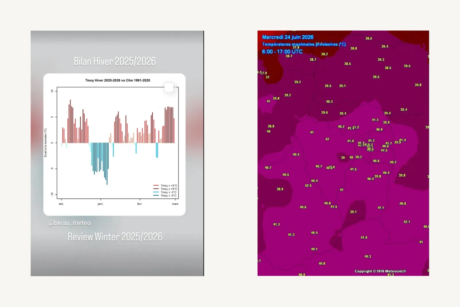 Le travail de cartographie de Bleau Meteo