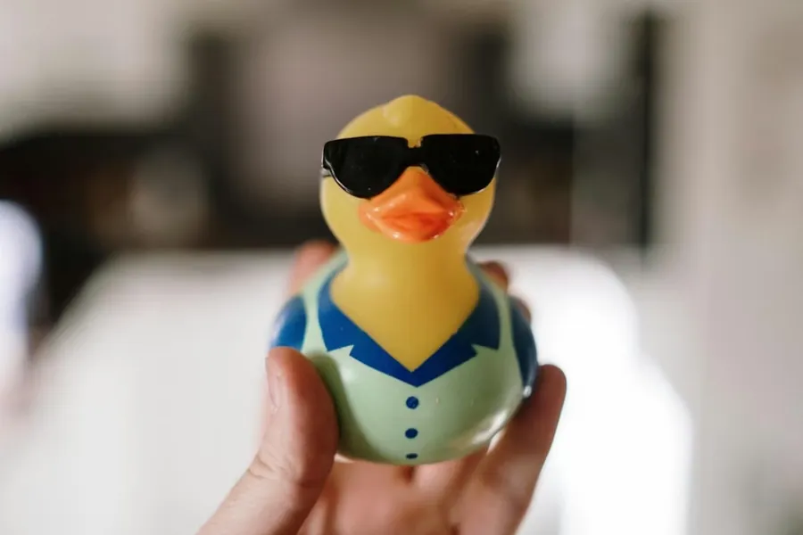 Canard en plastique