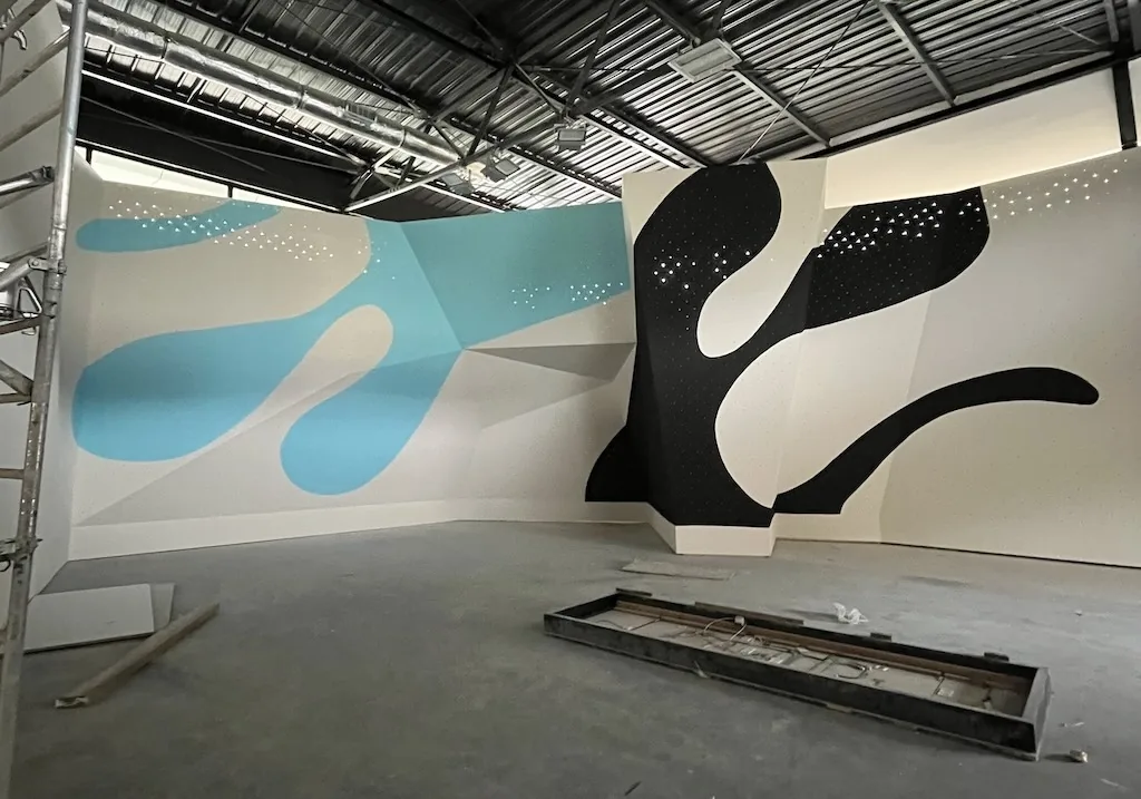 Le futur espace bloc de Karma La Villette
